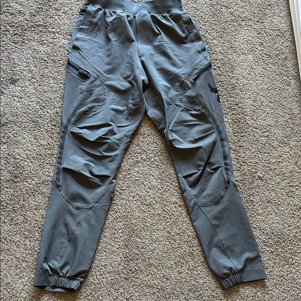 Under Armour Men's Project Rock Charcoal Joggers